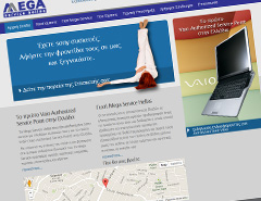 Mega Service Sony Corporate and b2b Web Application