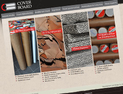 Coverboard Product Presentation Website